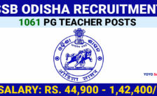 SSB Odisha Recruitment 2024: Exciting Opportunities for 1061 PG Teacher Posts