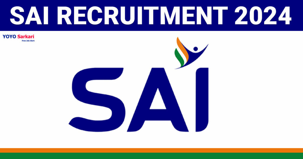Sports Authority of India - SAI Recruitment 2024 (All India Can Apply) - Last Date 26 April at Govt Exam Update