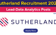 Sutherland Recruitment 2024: Exciting Opportunities for Content Lead-Data Analytics Post