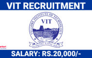 VIT Recruitment 2024: Opportunities Open for Various Lab Assistant Posts