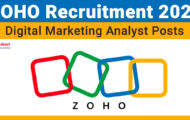 ZOHO Recruitment 2024: Various Opportunities For Digital Marketing Analyst Posts