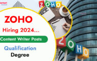 ZOHO Recruitment 2024: Opportunities For Various Content Writer Posts