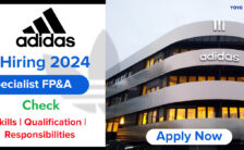Adidas Recruitment 2024: Check Out Complete Eligibility Details for SPECIALIST FP&A Posts