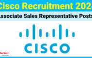 Cisco Recruitment 2024: Exciting Opportunities For Various Associate Sales Representative Posts