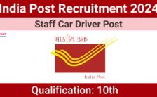 India Post Office Notification 2024: Seize the Opportunity for 19 Staff Car Driver Posts