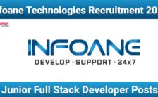 Infoane Technologies Recruitment 2024: Important Dates and Qualification Criteria for Full Stack Developer Posts