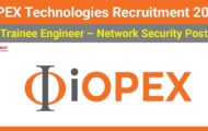 iOPEX Technologies Recruitment 2024: Online Application for 200 Trainee Engineer Posts